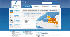 Desktop Screenshot of huissier-50.com